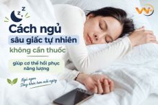 Cách cải thiện giấc ngủ sâu tự nhiên
