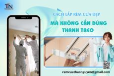 Cách Lắp Rèm Cửa Đẹp Mà Không Cần Dùng Thanh Treo