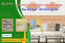 Cách Phối Màu Giấy Dán Tường Giá Rẻ: Đẹp Bất Ngờ - Tiết Kiệm Tối Đa!