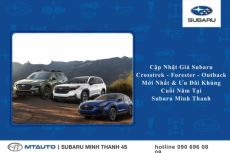 Cập Nhật Giá Subaru Crosstrek – Forester – Outback 2025