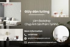 Dùng Giấy Dán Tường Làm Backdrop Chụp Ảnh Sản Phẩm Tại Nhà