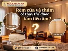 Dùng rèm cửa và thảm thay tấm tiêu âm: Giải pháp tiết kiệm hay sai lầm tiêu âm?