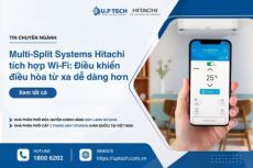 Multi-Split Systems Hitachi tích hợp Wi-Fi: Điều khiển điều hòa từ xa