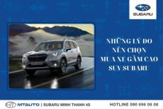Những lý do nên chọn mua xe gầm cao SUV Subaru | SUV Subaru