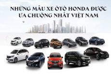 Những mẫu xe ôtô Honda được ưa chuộng nhất Việt Nam