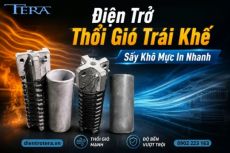 Sấy Khô Mực In Nhanh Nhờ Luồng Khí Nóng Từ Điện Trở Thổi Gió Trái Khế
