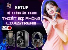 Setup hệ thống âm thanh Thiết bị Phòng Livestream | Audio Sơn Hà