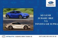 So Sánh Subaru BRZ và Toyota GR Supra | Subaru Minh Thanh