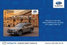 So Sánh Tầm Giá 2 Tỷ: Chọn Subaru Outback Hay SUV Hạng E Châu Âu?