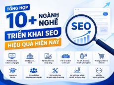 Tổng hợp 10+ ngành nghề triển khai SEO hiệu quả hiện nay