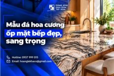 Tổng hợp những mẫu đá hoa cương ốp mặt bếp dễ vệ sinh