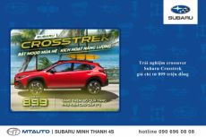 Trải nghiệm crossover Subaru Crosstrek giá chỉ từ 899 triệu đồng