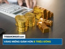 Vàng miếng giảm hơn 8 triệu đồng chỉ sau một ngày, nhà đầu tư kêu trời